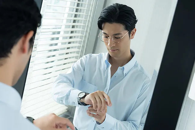 商品着用画像（男性）